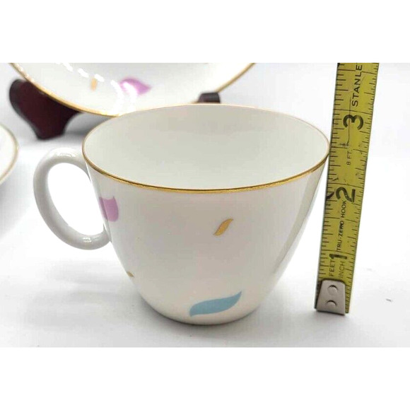 Johann Haviland 4 Person Tea Set: Tea Pot Sugar Creamer, 4 Trio Cup+Saucer+Plate - Picture 16 of 16